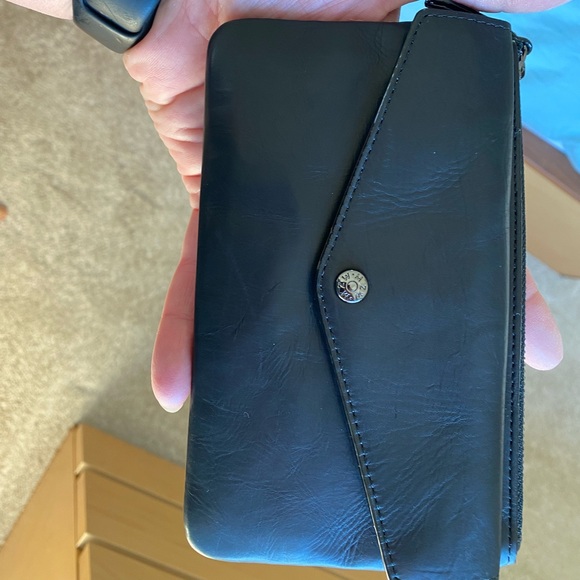 Sold Black Leather Greta Wristlet MZ Wallace. Brand new! With Tags. - Picture 2 of 11